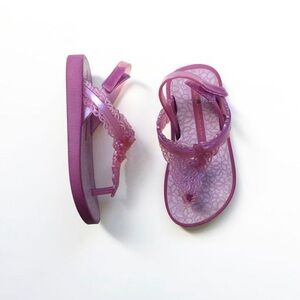 Ipanema purple jelly sandals EUC size 21